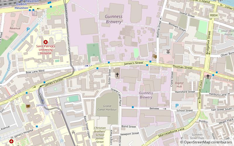 St James' Church location map