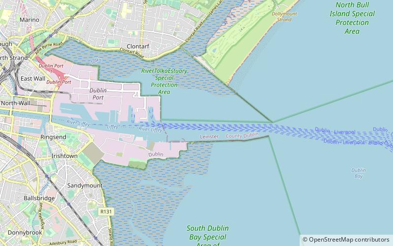 North Bank Lighthouse location map