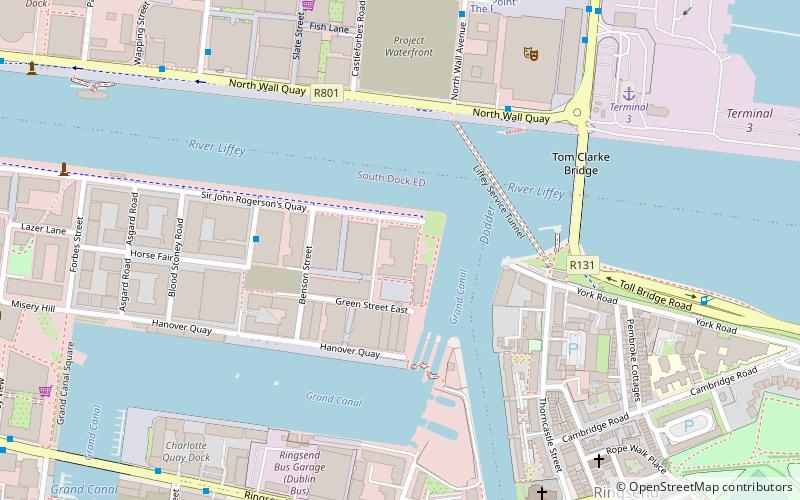 Capital Dock location map