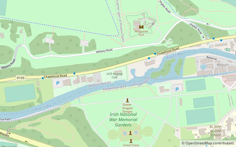 UCD Boat Club location map