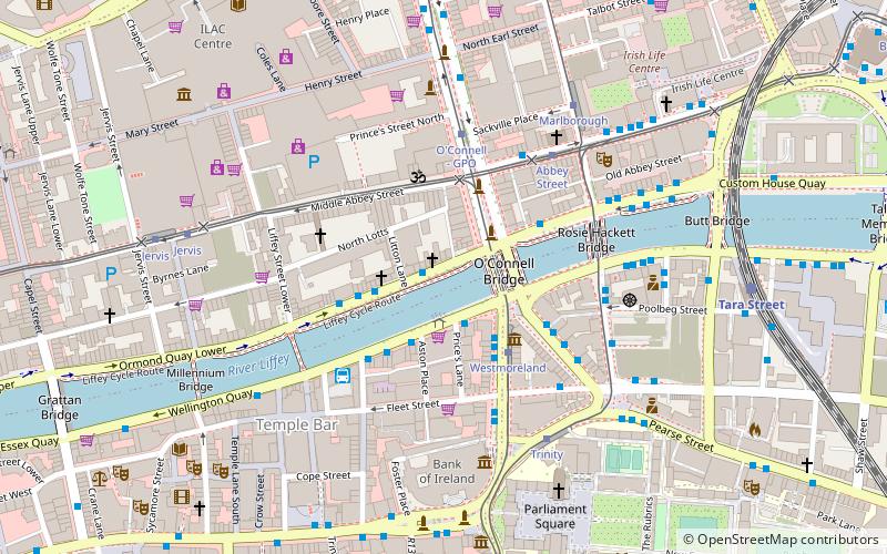 Bachelors Walk location map