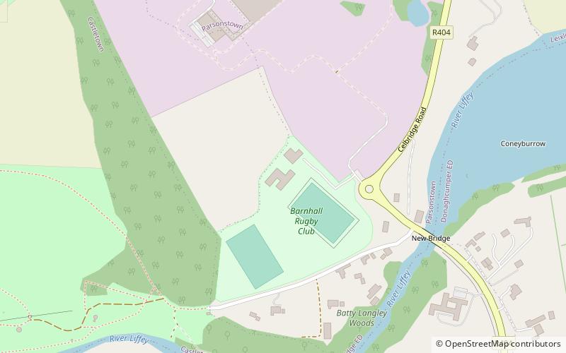 MU Barnhall RFC location map