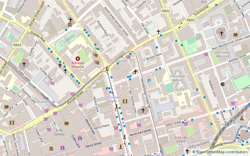 Cathal Brugha Street location map