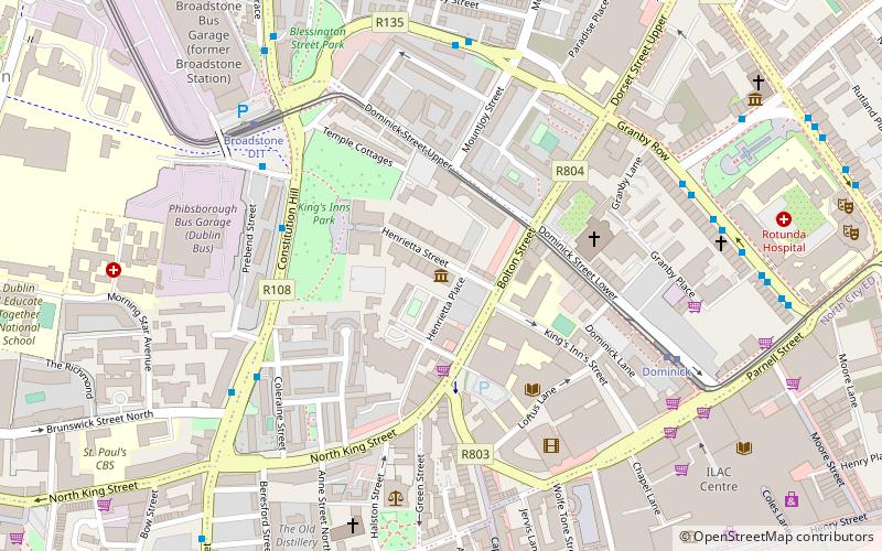14 Henrietta Street location map