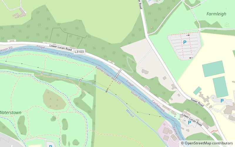 Farmleigh Bridge location map
