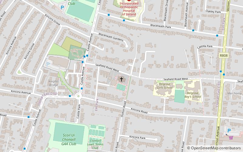 Clontarf parish location map