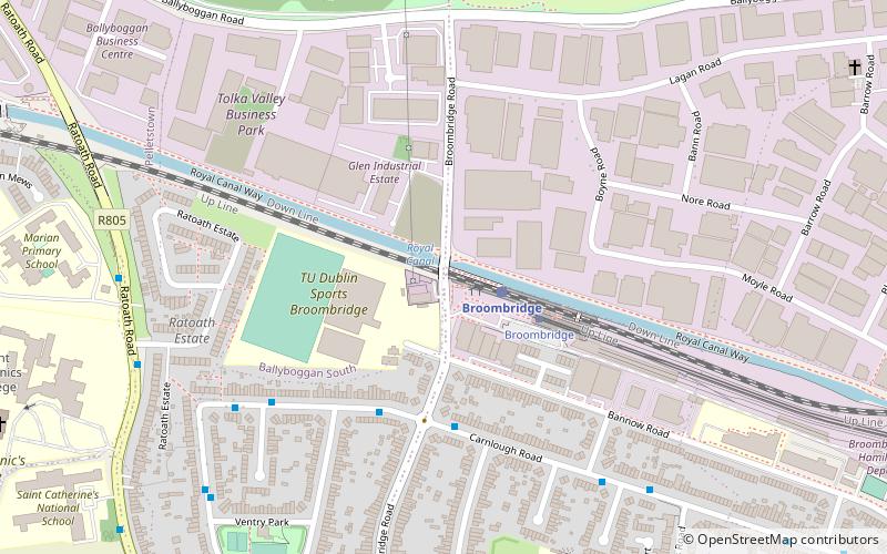 Broom Bridge location map