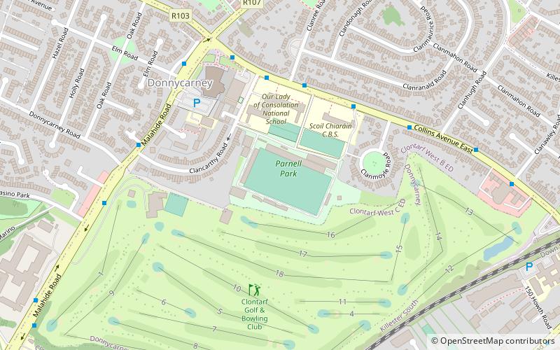 Parnell Park location map