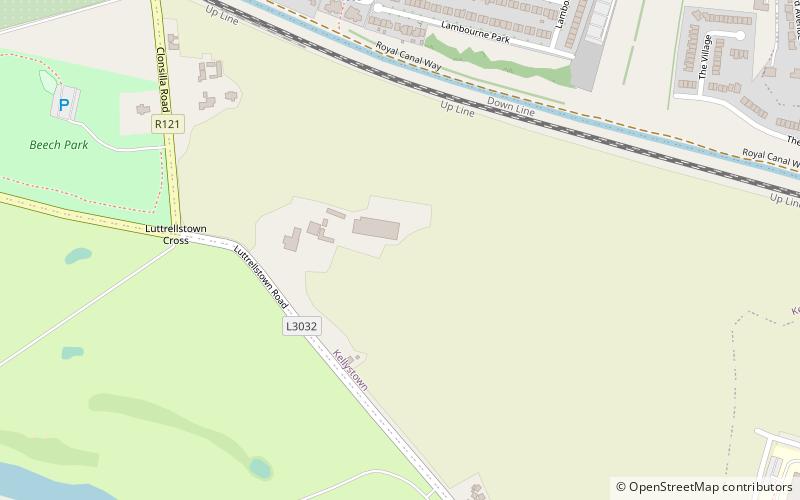 Luttrellstown Castle location map