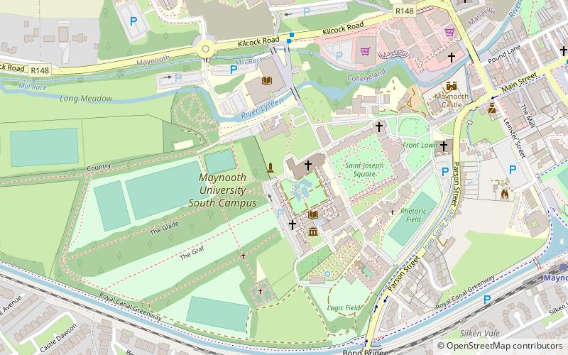 St Patrick's College de Maynooth location map