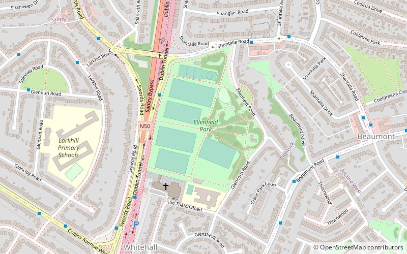 ellenfield park dublin location map
