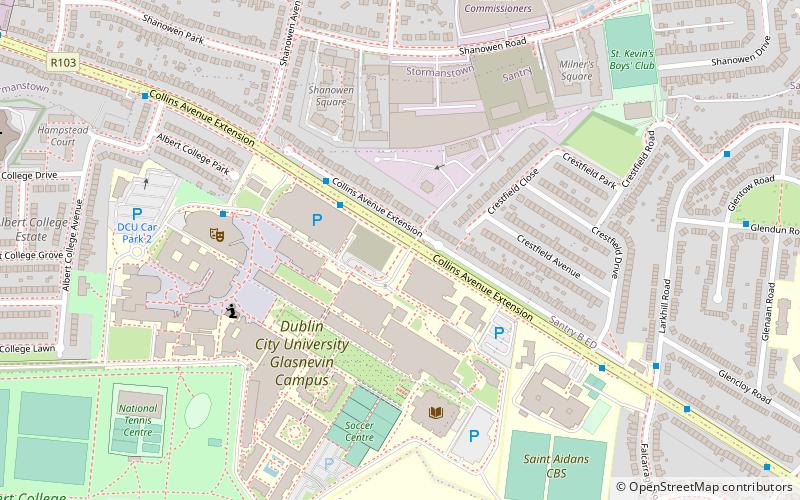 dublin city university location map
