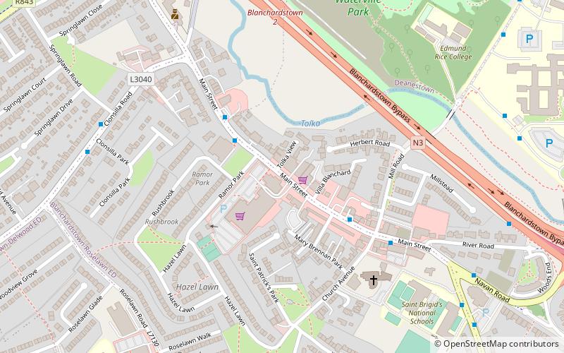 Blanchardstown location map