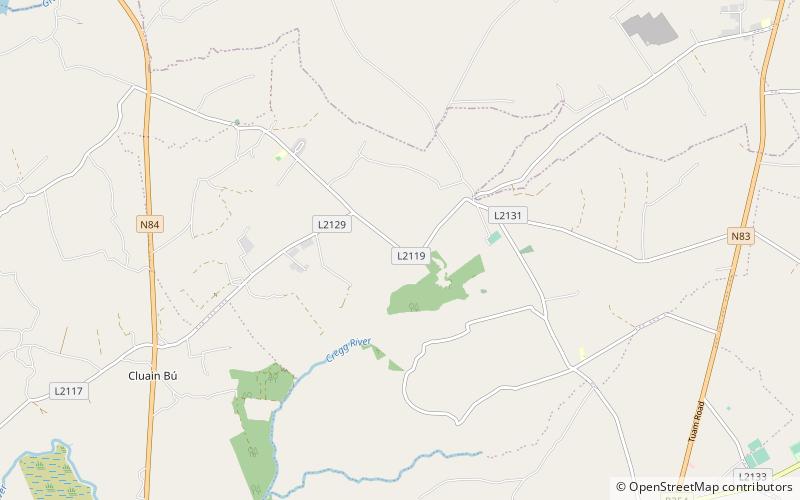 Cregg Mill location map