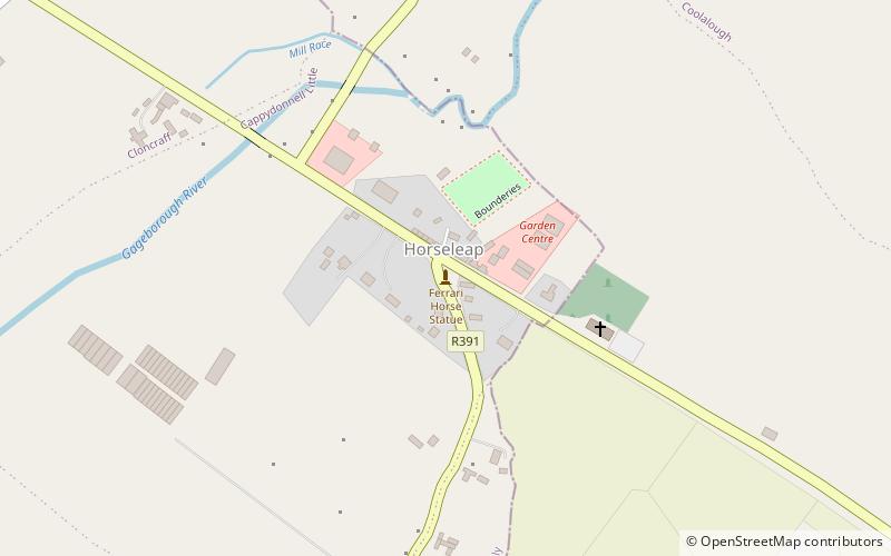 Ferrari sculpture location map