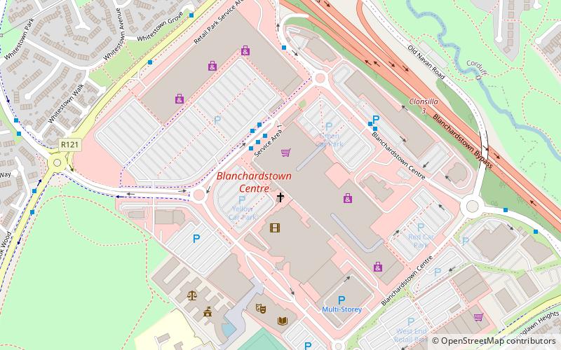 Blanchardstown Centre location map