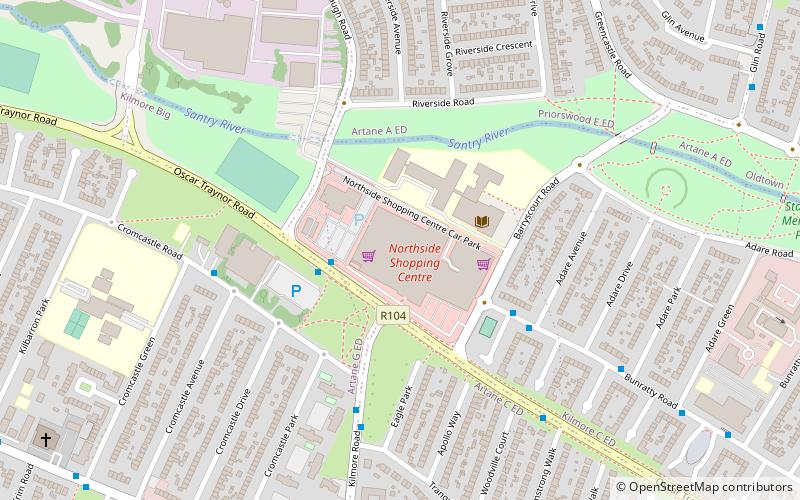 Northside Shopping Centre location map