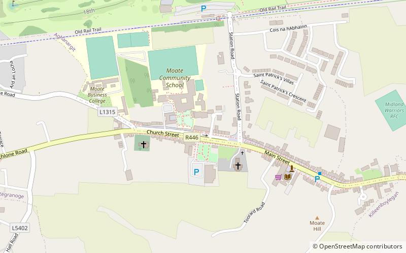 Moate location map