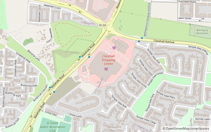 Clarehall Shopping Centre location map