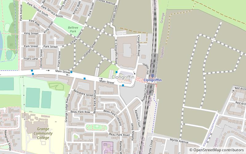 Clongriffin location map