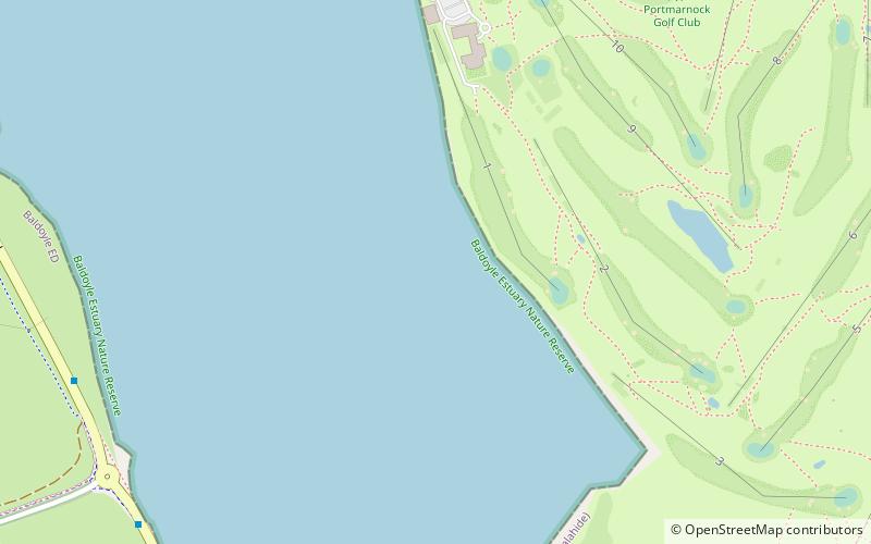 Baldoyle Bay location map