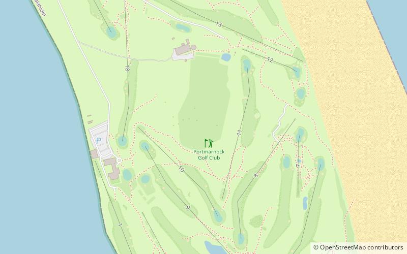 Portmarnock Golf Club location map