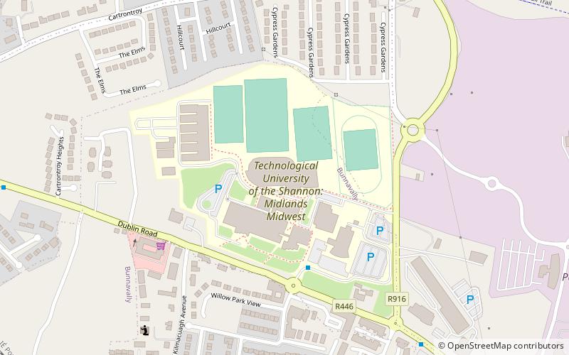 Institut de technologie d'Athlone location map
