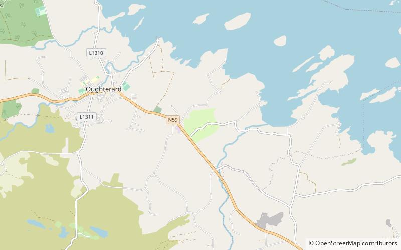 Oughterard Golf Club location map