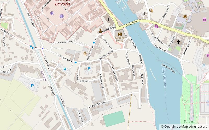 dean crowe theatre athlone location map