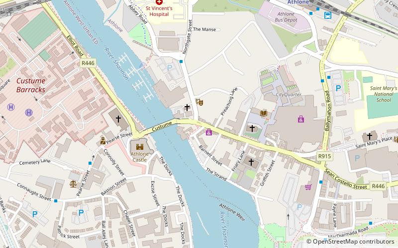 IRA Memorial location map