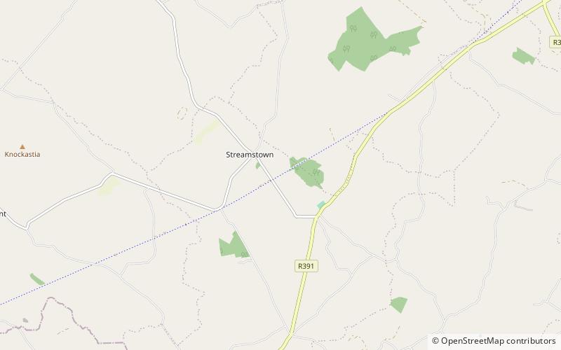 Athlone to Mullingar Cycleway location map