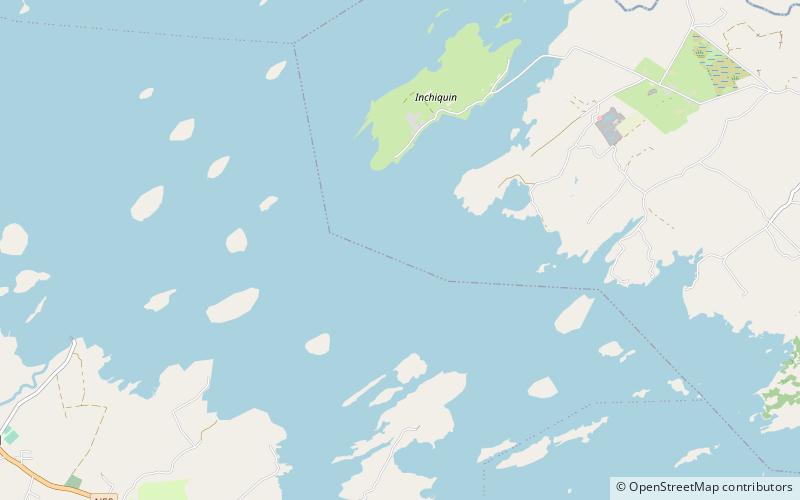 Lago Corrib location map
