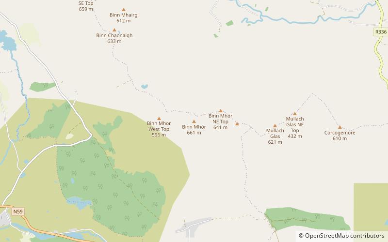 Binn Mhór location map
