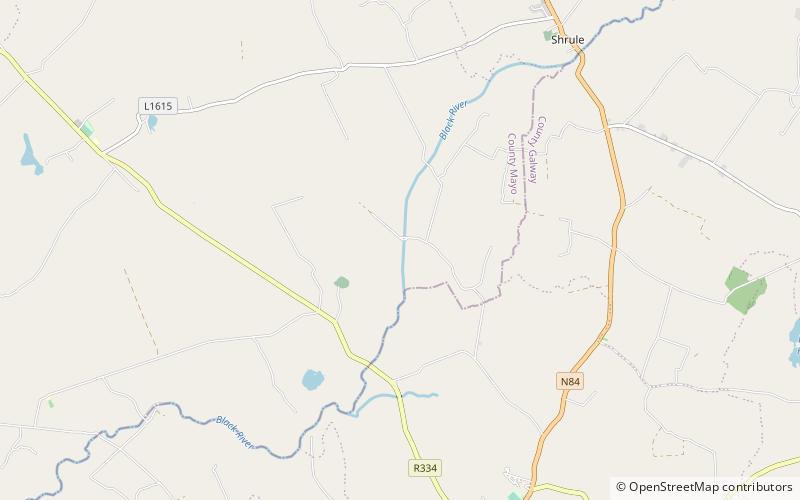 Kinlough Castle location map