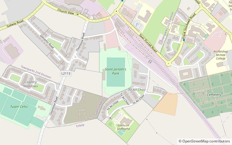 St Jarlath's Park location map