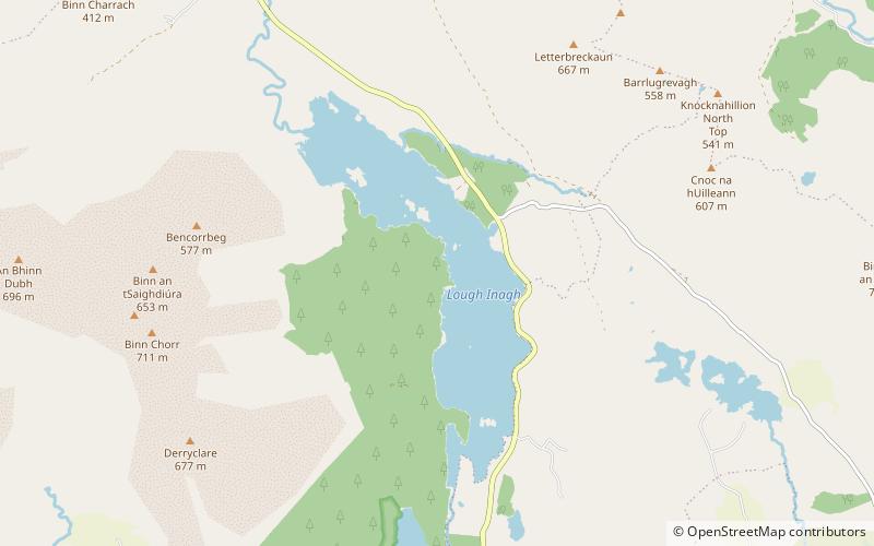 Lough Inagh location map