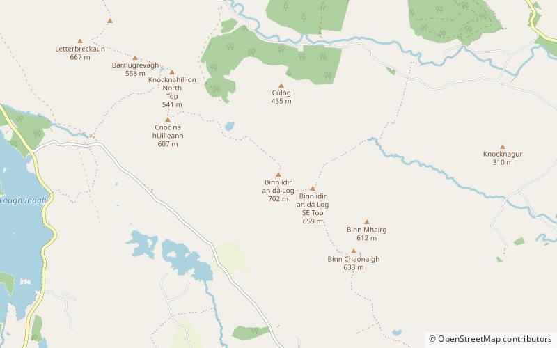 Barrslievenaroy location map