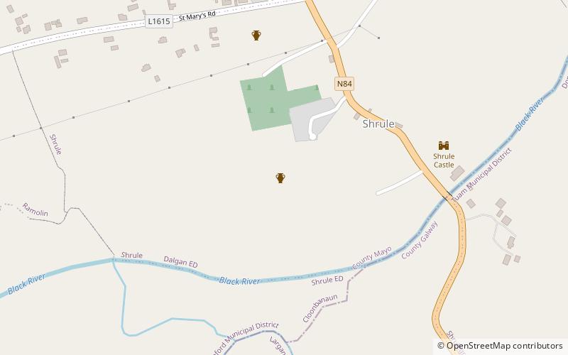 Shrule Abbey location map