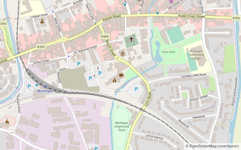 Mullingar Arts Centre location map