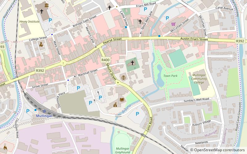 Mullingar Courthouse location map