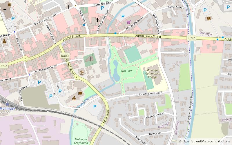 Mullingar Town Park location map