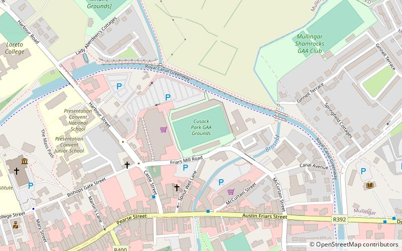 Cusack Park location map