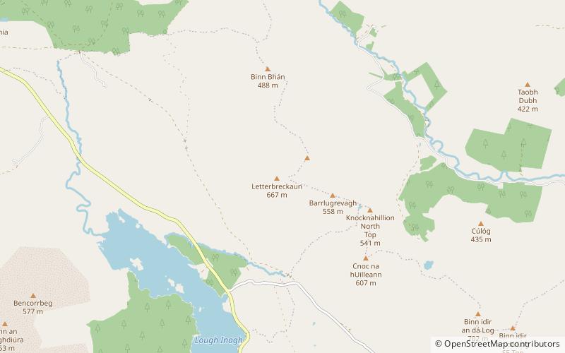 Letterbreckaun location map
