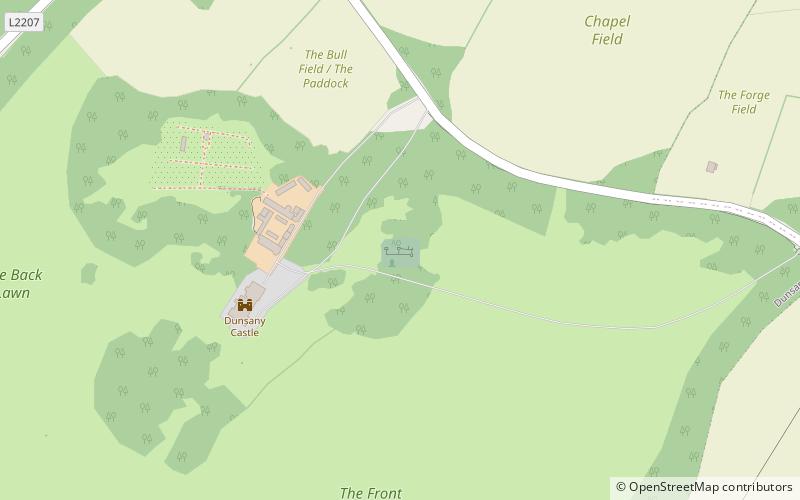 Dunsany Castle location map