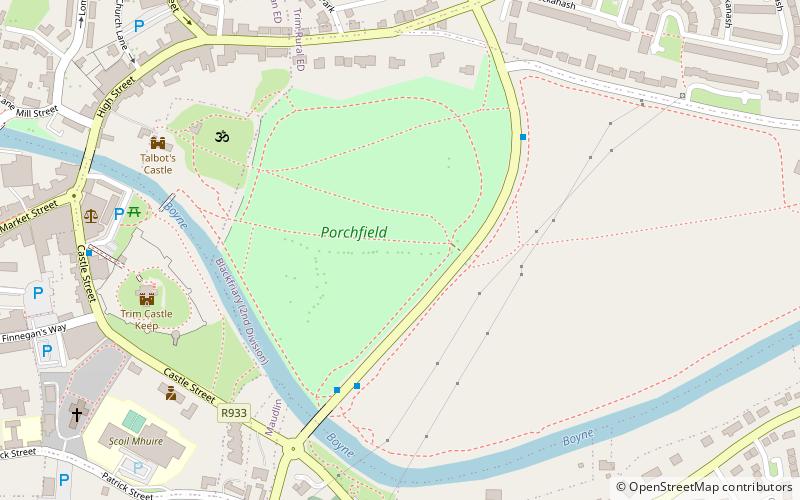 Porch Fields location map