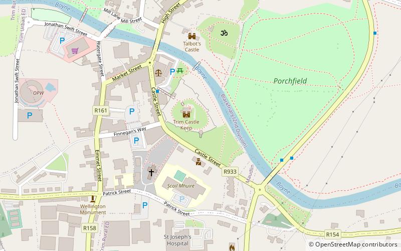 the boyne river walk trim location map