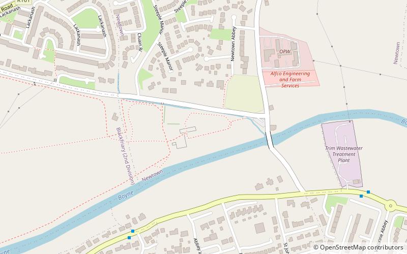 Newtown Abbey location map
