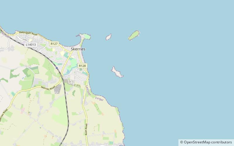 Shenick Island location map