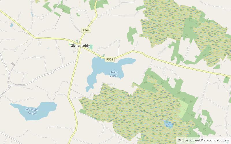 Glenamaddy Turlough location map