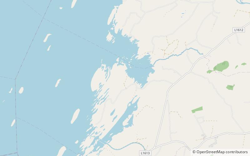 Inishmaine Abbey location map